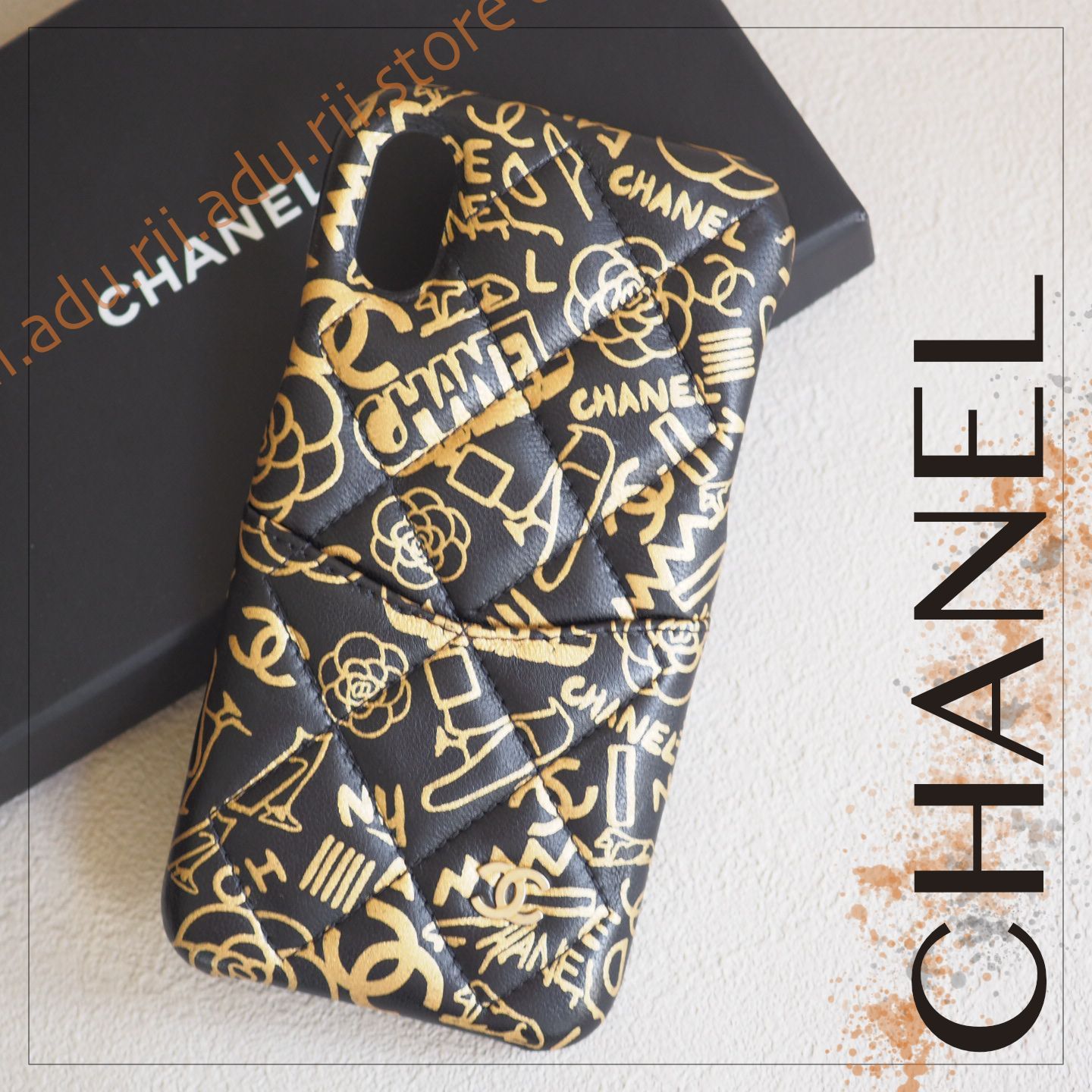 新色 CHANEL シャネル ラムスキン マトラッセ iPhoneケース リール