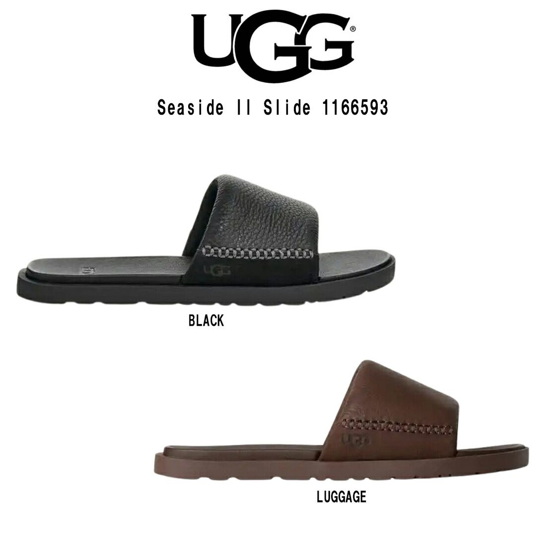 UGG(アグ)サンダル シーサイド スライド レザー フラット