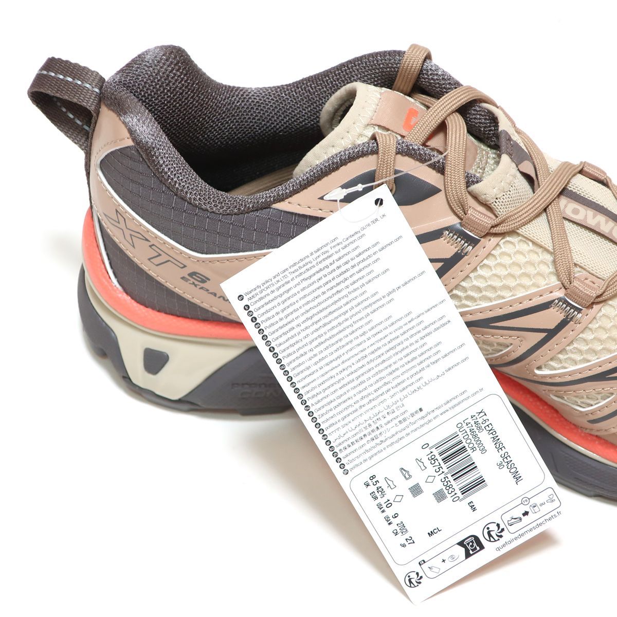 SALOMON XT-6 EXPANSE SEASONAL NATURAL/CEMENT/PLUM KITTEN 
