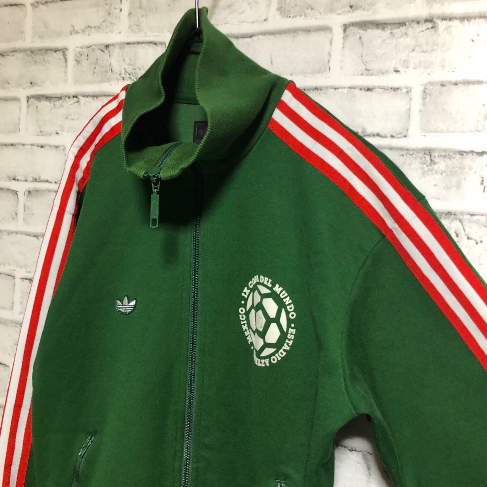 MEXICO70⚽️adidas トラックジャケット/ジャージ L 刺繍トレファイル 