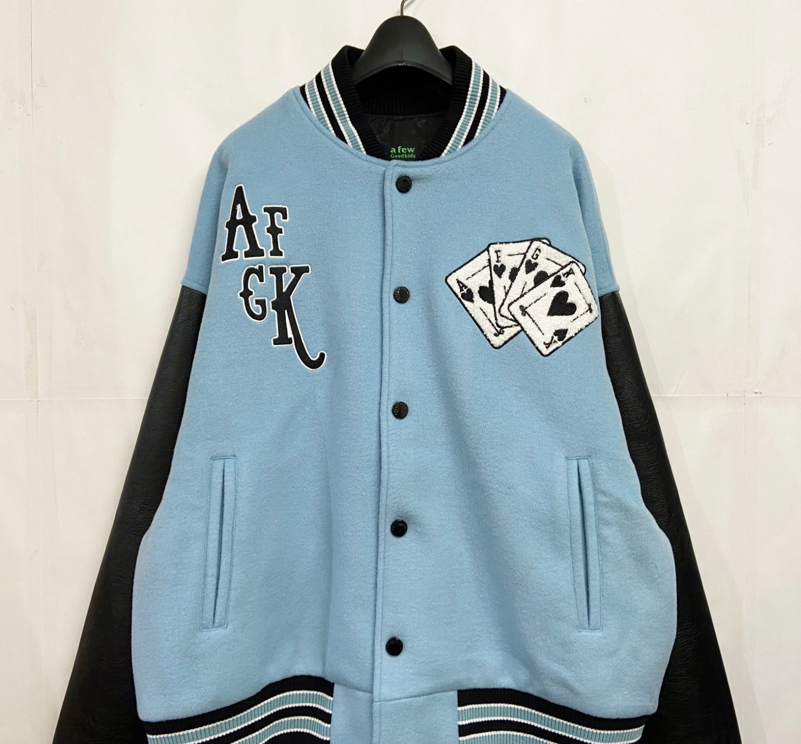 AFEW GOOD KIDS スタジャン 水色 AFEW GOOD KIDS スタジャン 水色