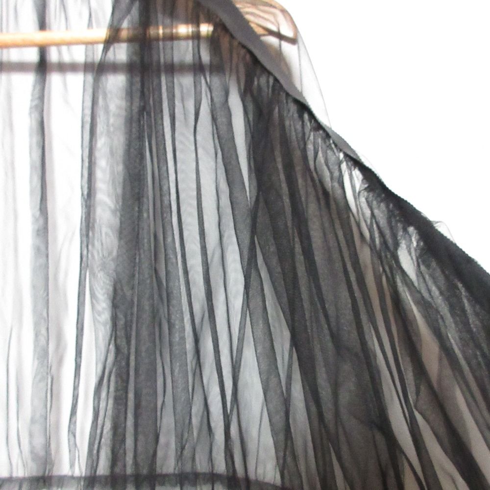 美品 4298 SHIZUKA KOMURO シヅカコムロ シアー ロング チュール