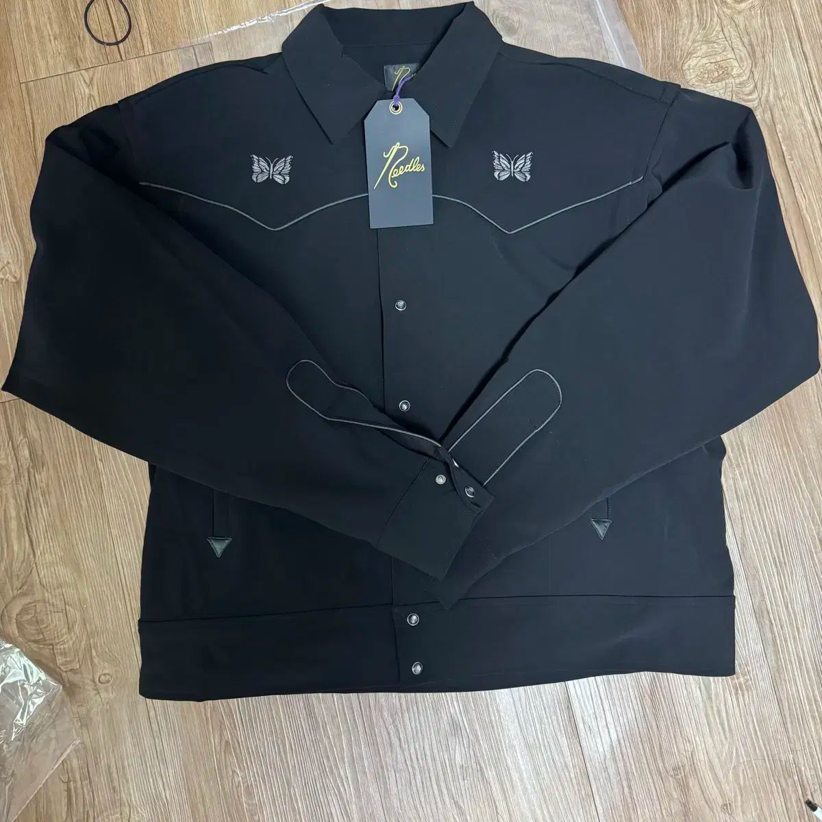 xl 針 カウボーイ ジャケット 黒