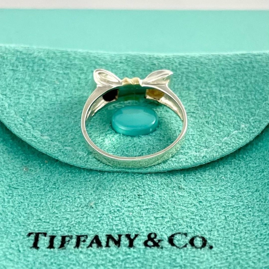 ティファニー 16号 リボン ボウ リング 750 925 コンビ QZ1fe - メルカリ