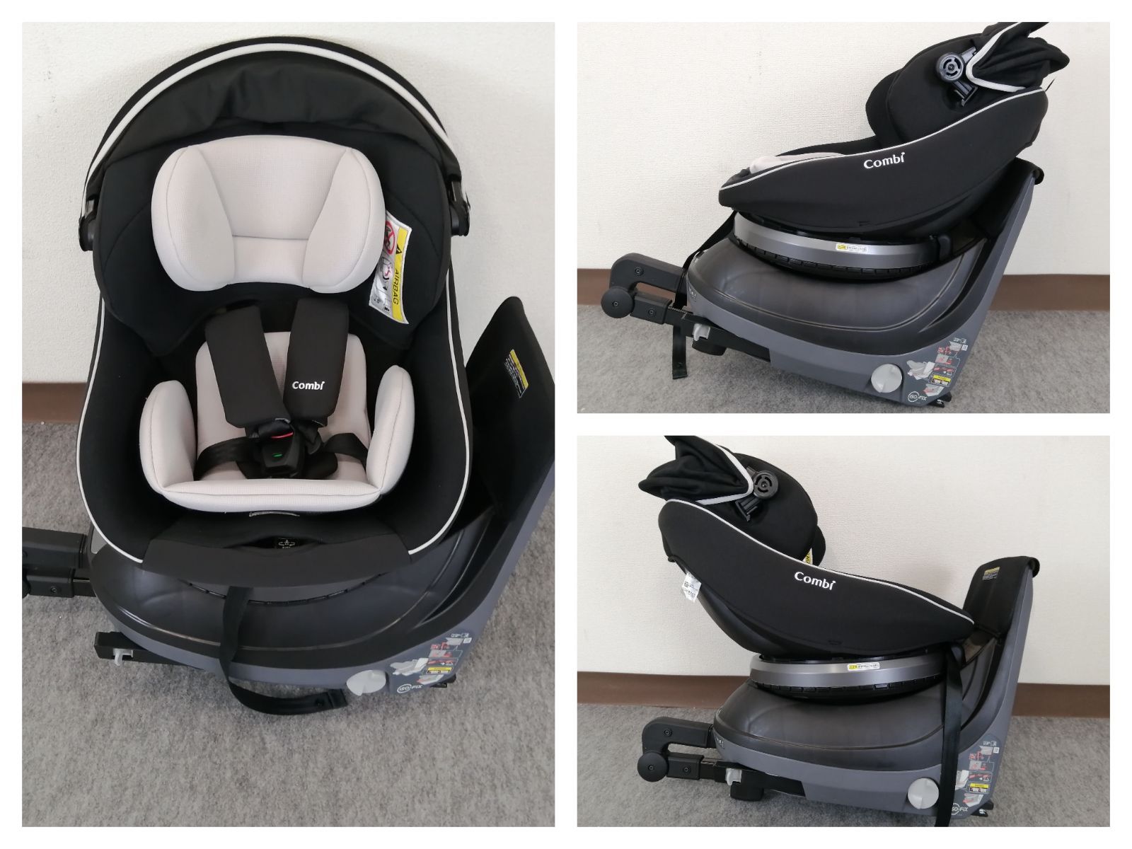 クルムーヴスマート ISOFIX エッグショック CG-UIG コンビ　幌 Amazon | コンビ ISOFIX固定 新生児対応 回転式