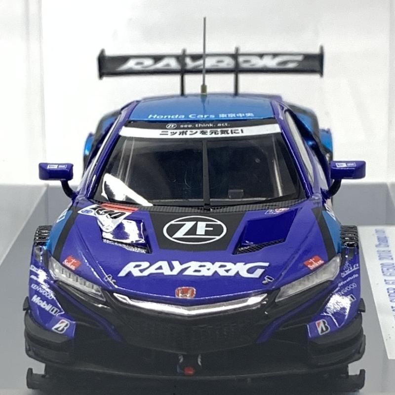 中古】1/43 EBBRO RAYBRIG NSX-GT SUPER GT GT500 2018 Champion
