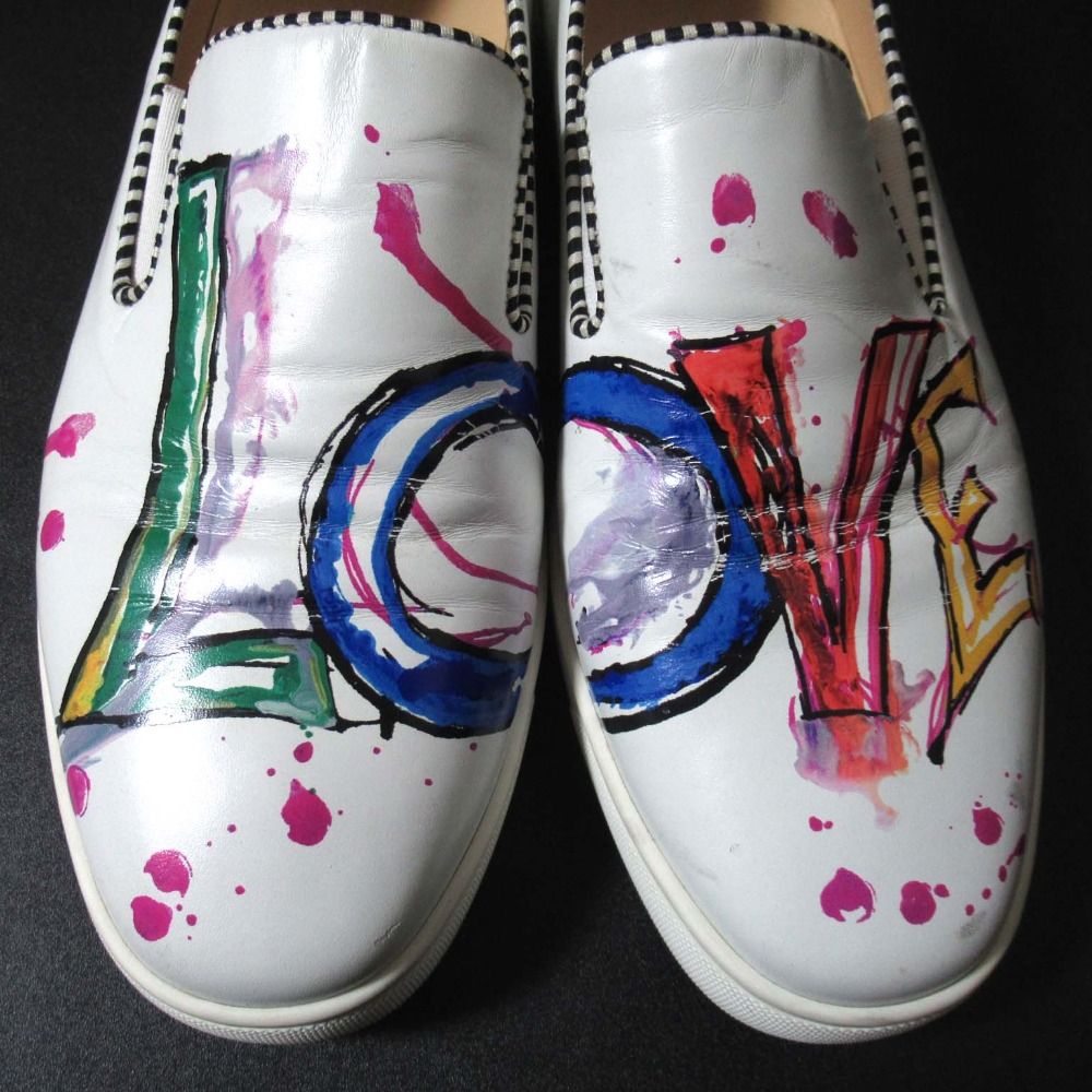 良品 Christian Louboutin クリスチャンルブタン LOVE ペイント風