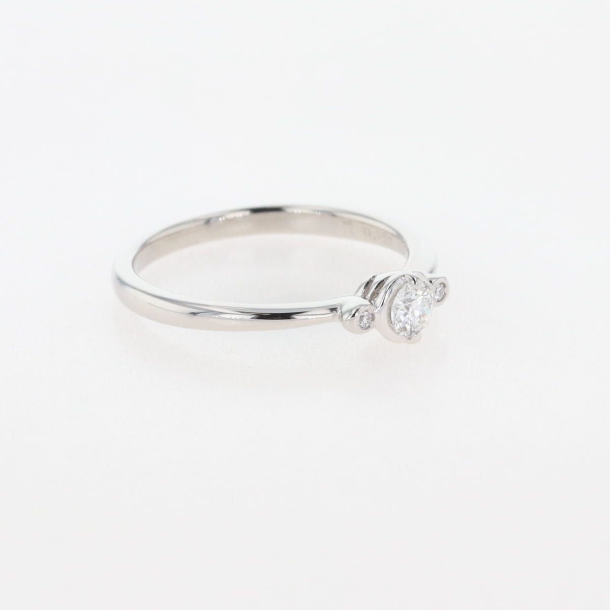 ダイヤモンド デザインリング プラチナ 指輪 メレダイヤ リング 11号  