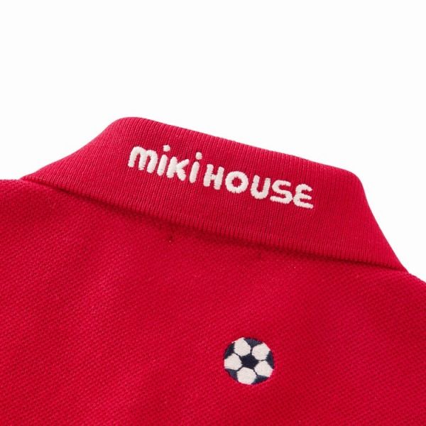 ミキハウス正規販売店|ミキハウス mikihouse プッチー プチ刺繍入り半袖ポロシャツ 100cm 白 01 USTAUSTRALIA_COM_AU