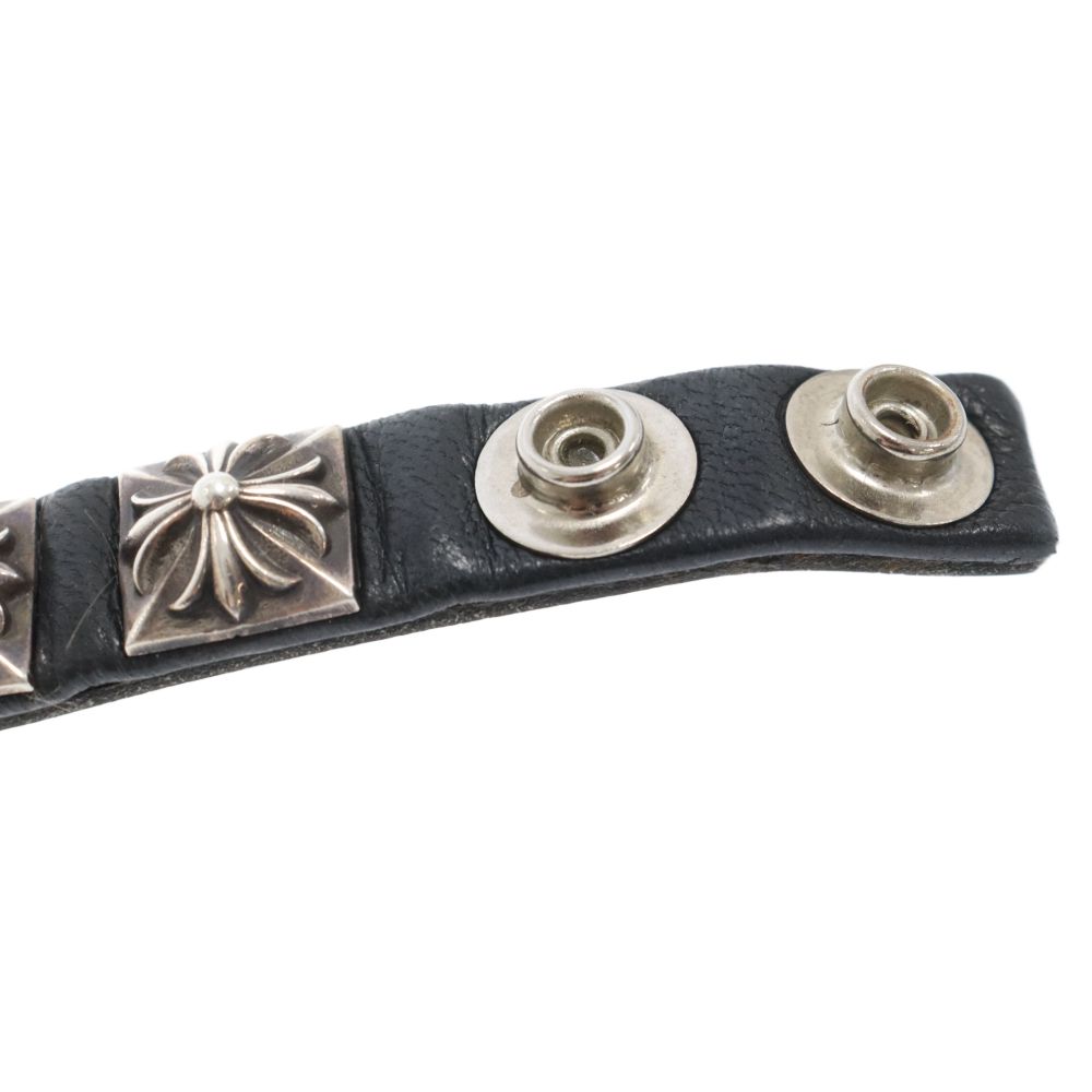 CHROME HEARTS (クロムハーツ) PYRAMID STUDS LEATHER 追っかけ STRAP 