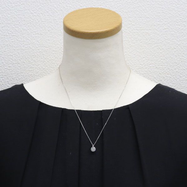 新品 Pt900/ Pt850 ダイヤモンド ペンダントネックレス 1.301ct