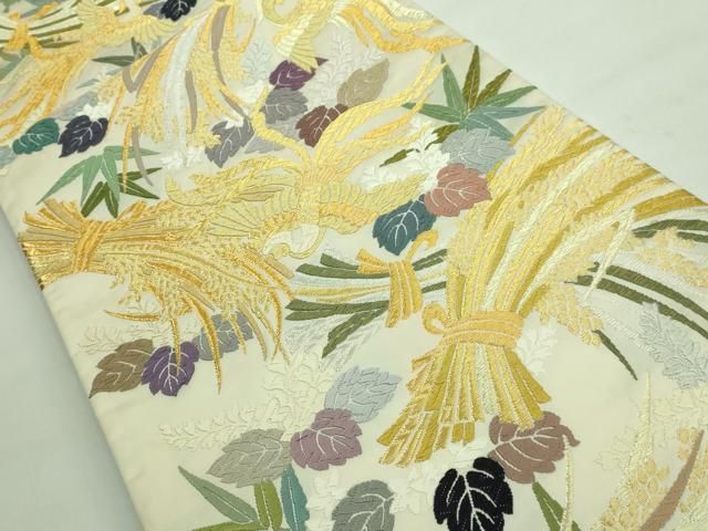 平和屋着物□極上 六通柄袋帯 唐織錦 皇吉祥文 金銀糸 さが美扱い 逸品  