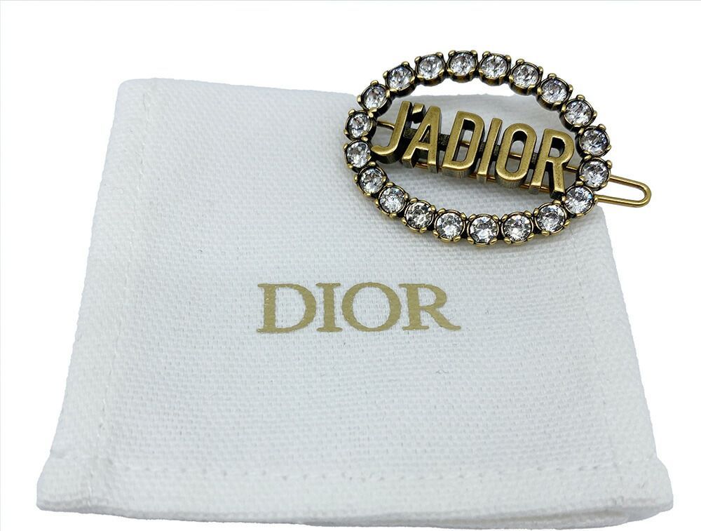 Dior ミスディオール ロゴヘアクリップ　ゴールド Dior ミスディオール ロゴヘアクリップ ゴールド