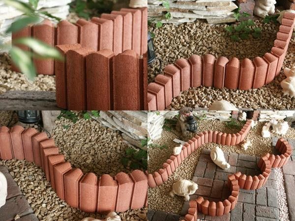 同梱・代引不可 NXstyle　花壇材　フローラガーディアンライト　レッド　ストレート　20個入　9900146 NXstyle 花壇材 フローラガーディアンライト イエロー コーナー 4個入