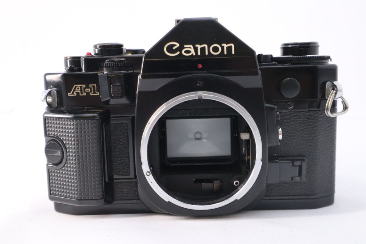 Canon キヤノン キャノン A-1 ブラックボディ MFフィルムカメラ