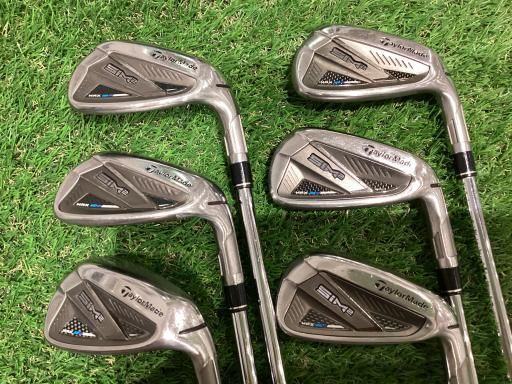 テーラーメイド SIM2 MAX 7S アイアンセット IR 純正特注シャフト フレックスS メンズ 男性用 右利き 右用 Cランク ゴルフクラブ