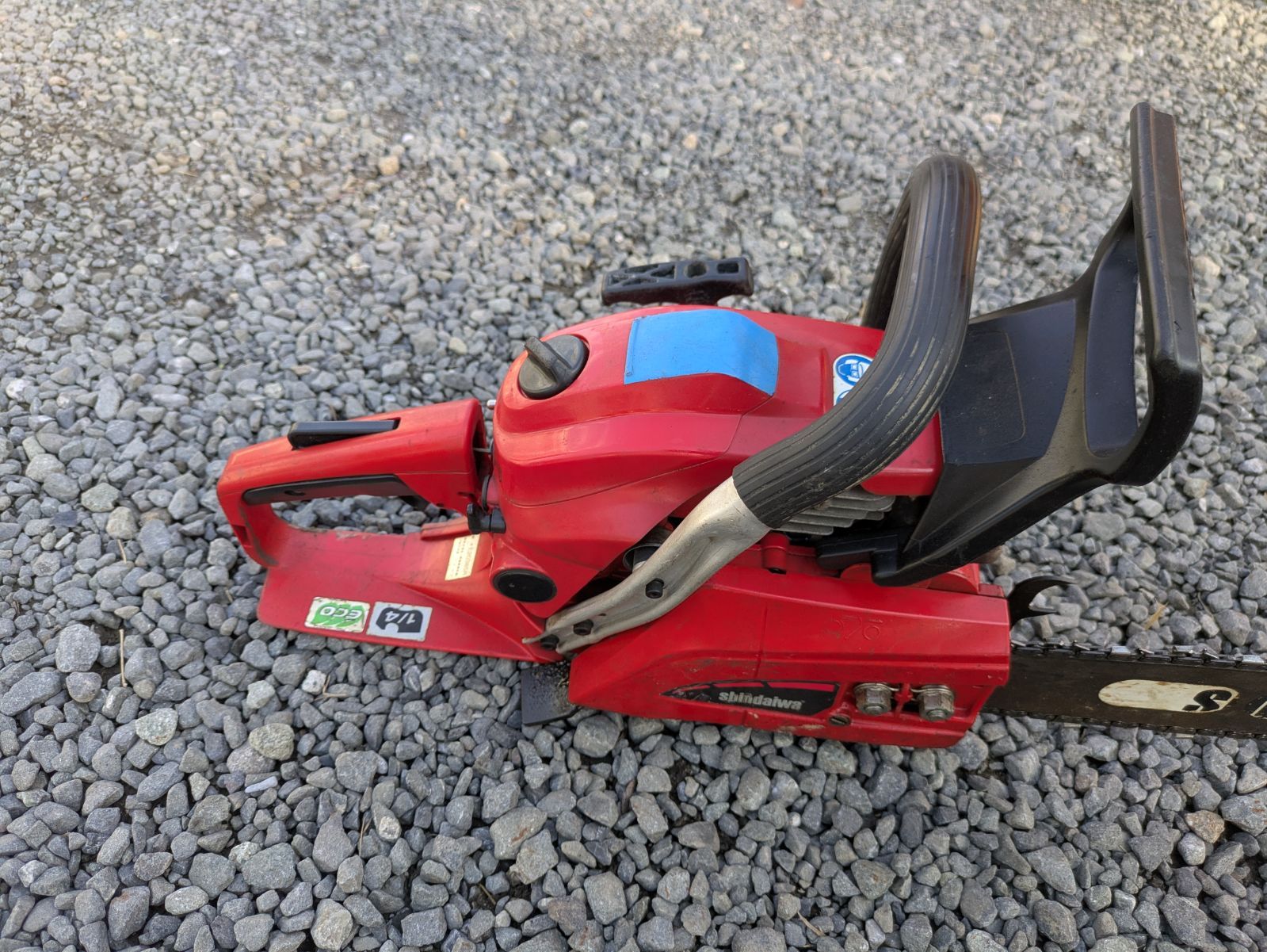  新ダイワ排気量38.4 cm 3エンジンチェーンソーE 2038 SR その他 切削 切断 穴あけ