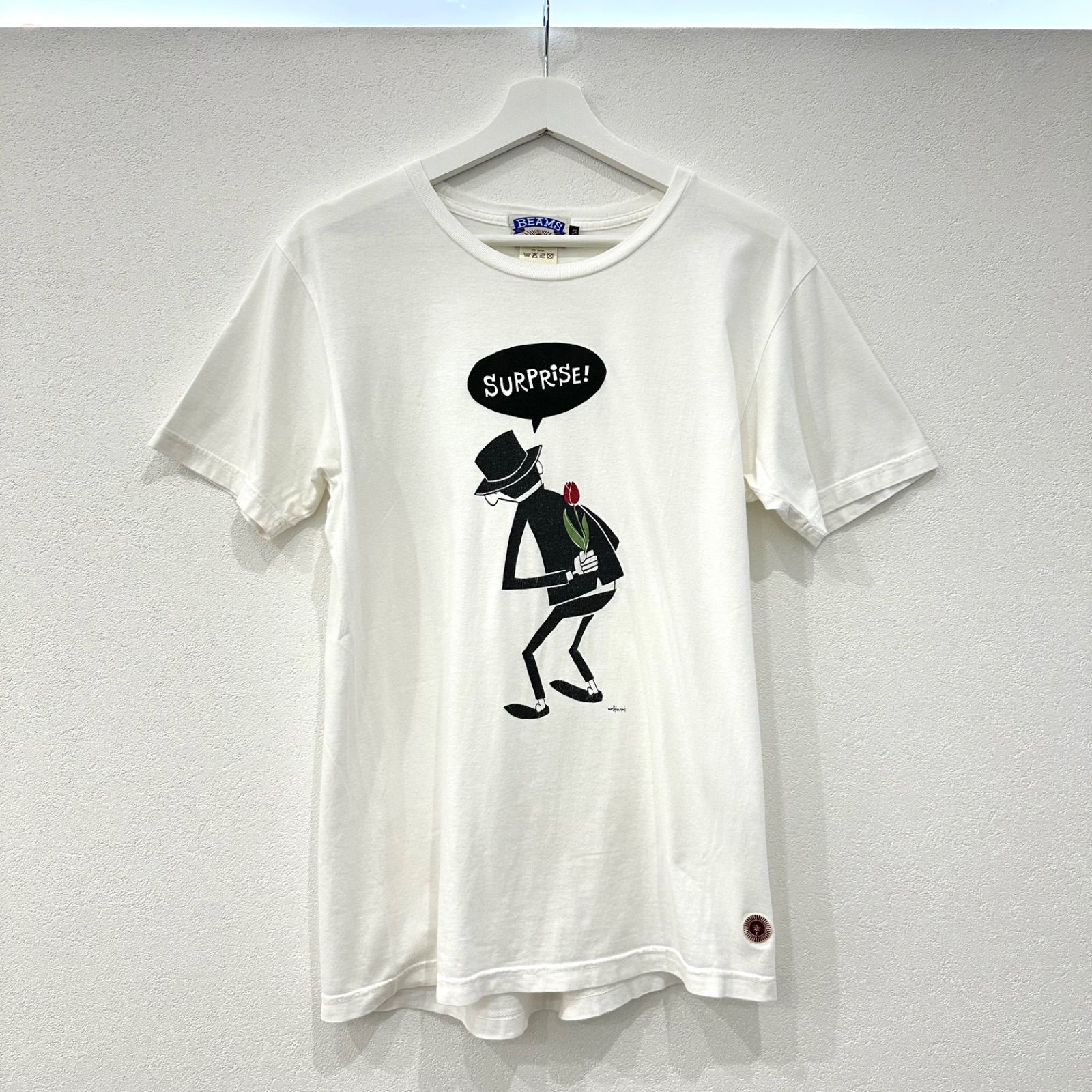 BEAMS x Yusuke Hanai ビームス × 花井祐介 SURPRISE! Tシャツ サイズM
