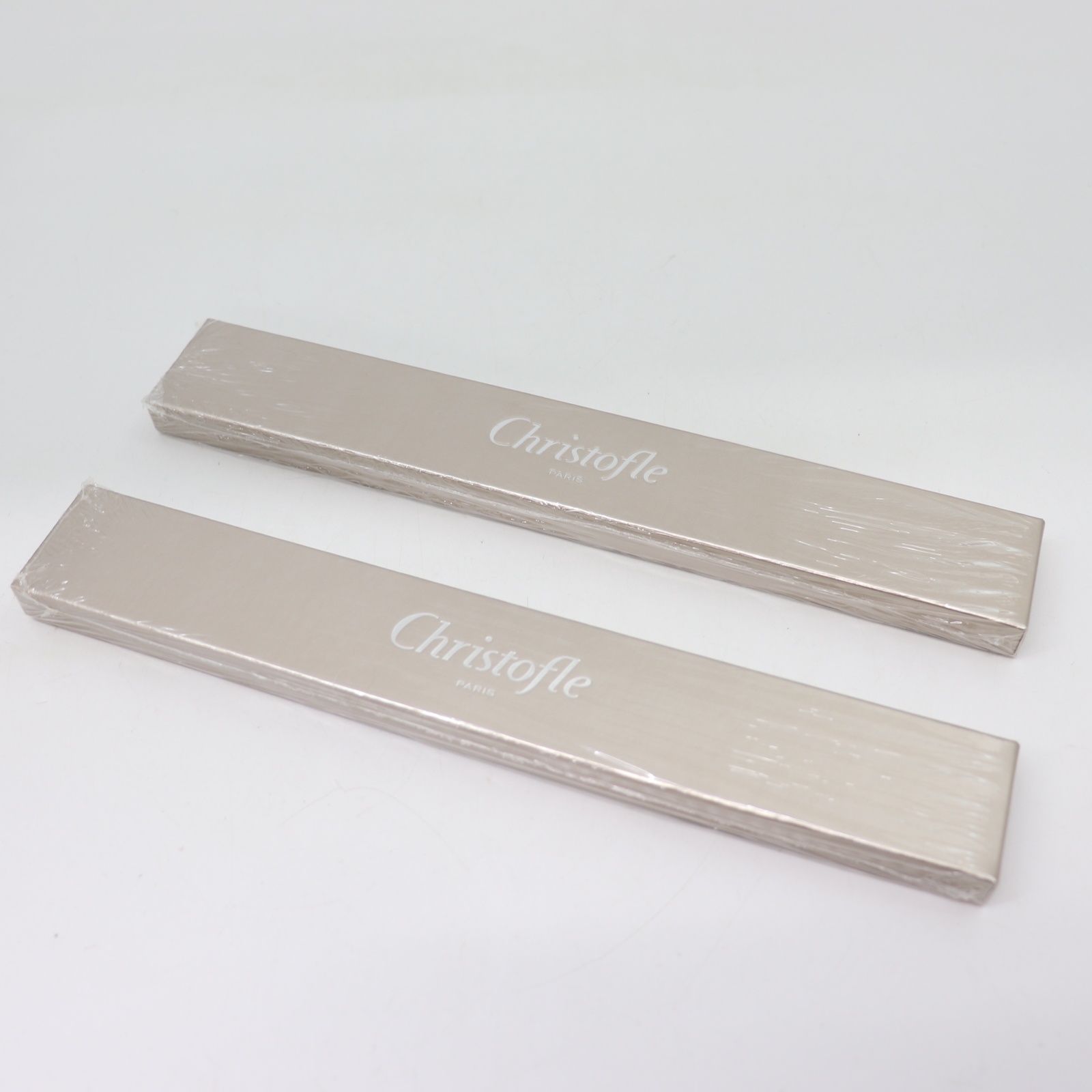 ITEMUTYQ18LC 未開封 Christofle クリストフル 箸 おはし はし 2膳セット 生活雑貨 食事 キッチン 箱 ブランド