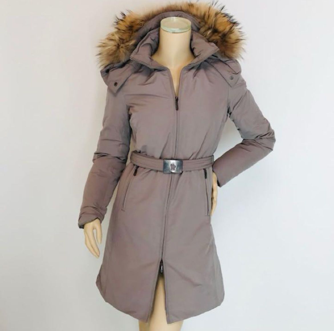 【美品】MONCLER モンクレール POITIERS ポワチエ ロングダウン MONCLER☆モンクレール・POITIERS ポワチエ レディース フード