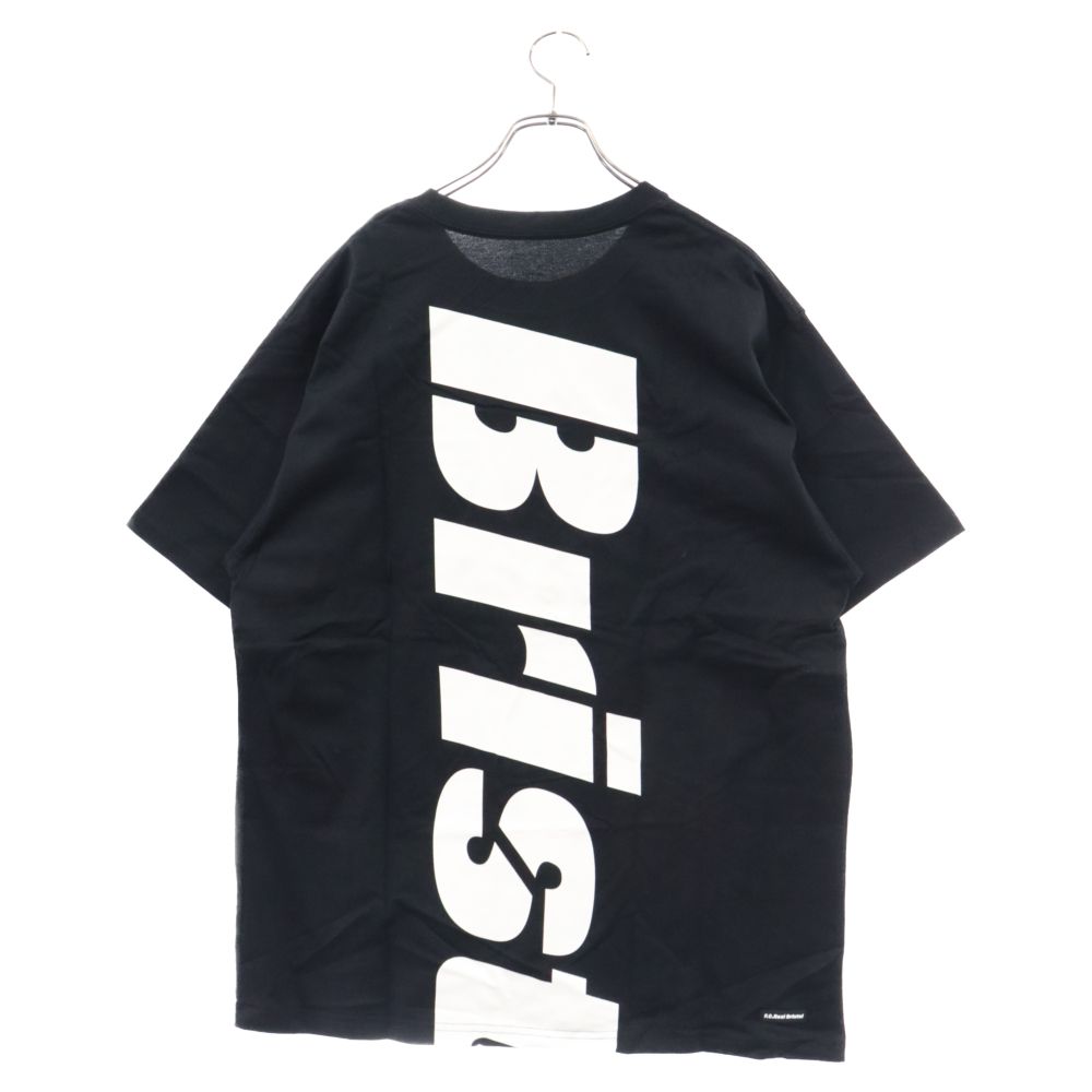 F.C.R.B./F.C.Real Bristol/FCRB (エフシーアールビー/エフシーレアルブリストル) 20AW BIG LOGO  POCKET TEE ビッグロゴ ポケット クルーネック カットソー 半袖Tシャツ ブラック FCRB-202076 - メルカリ