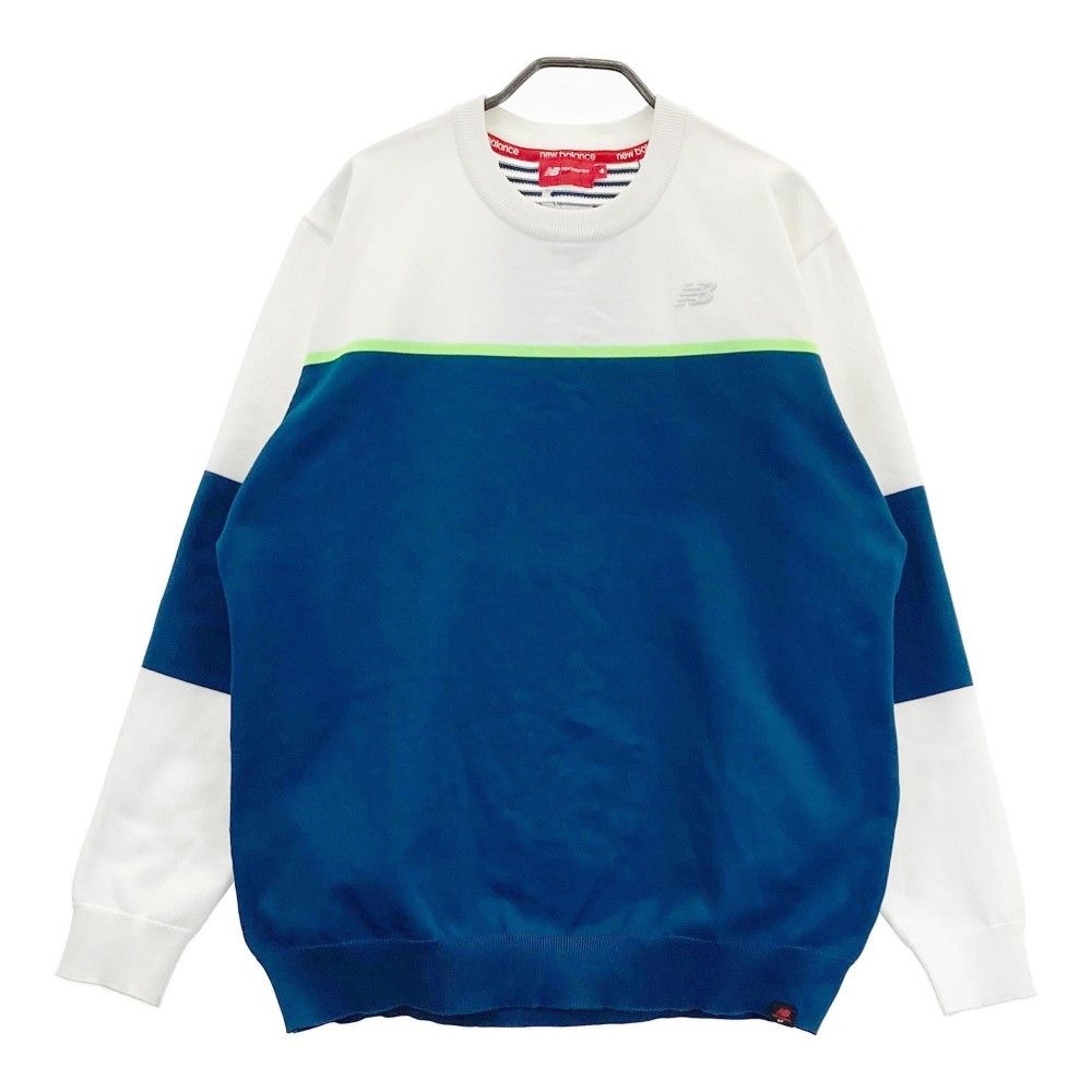 サイズ：6 NEW BALANCE GOLF ニューバランス  ニットセーター  ホワイト系 [240101442592] ゴルフウェア メンズ ストスト サイズ：6 NEW BALANCE GOLF ニューバランス ニットセーター
