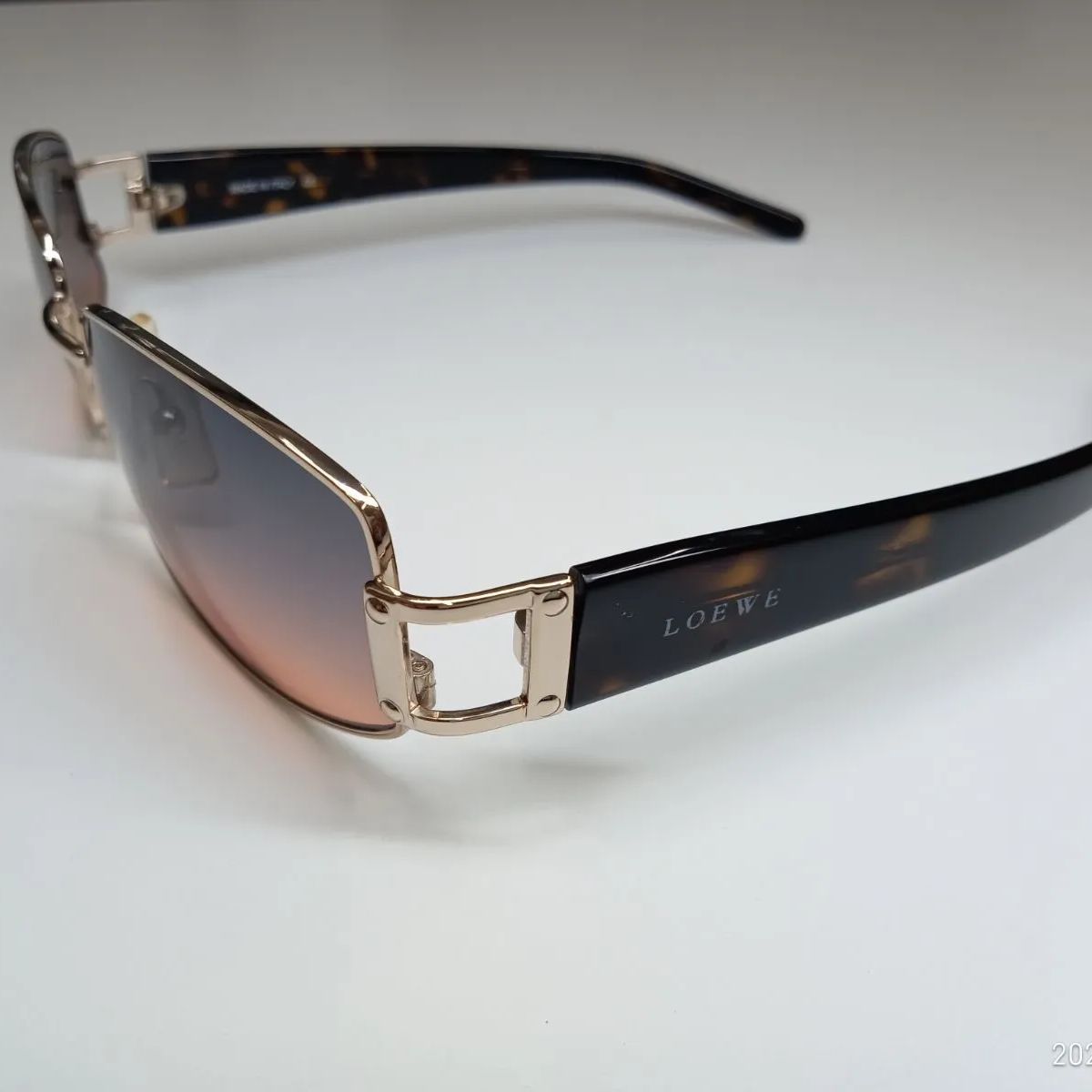 希少 ヴィンテージ】ロエベ ゴールド LOEWE Gold Sunglasses