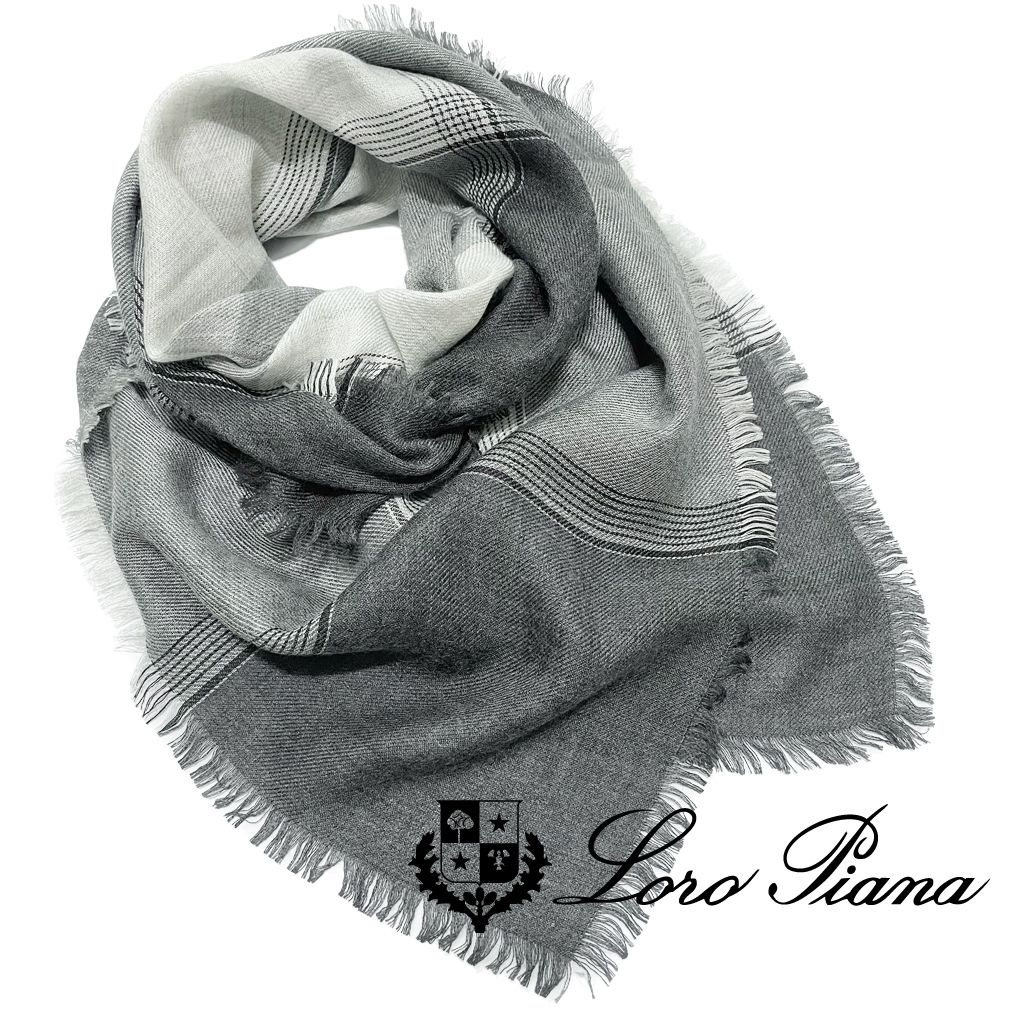 ロロピアーナ　カシミア　シルクストール Loro piana カシミヤシルクストール