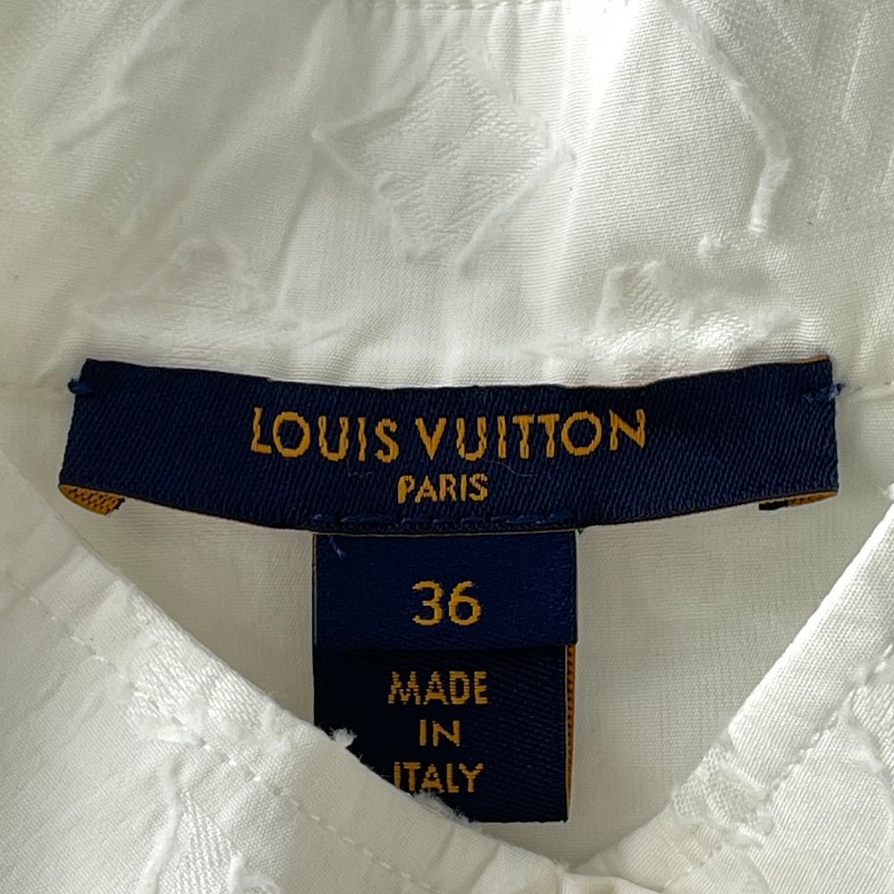 LOUIS VUITTON ルイ ヴィトン 国内正規 1A5M05 フリルブラウス 36