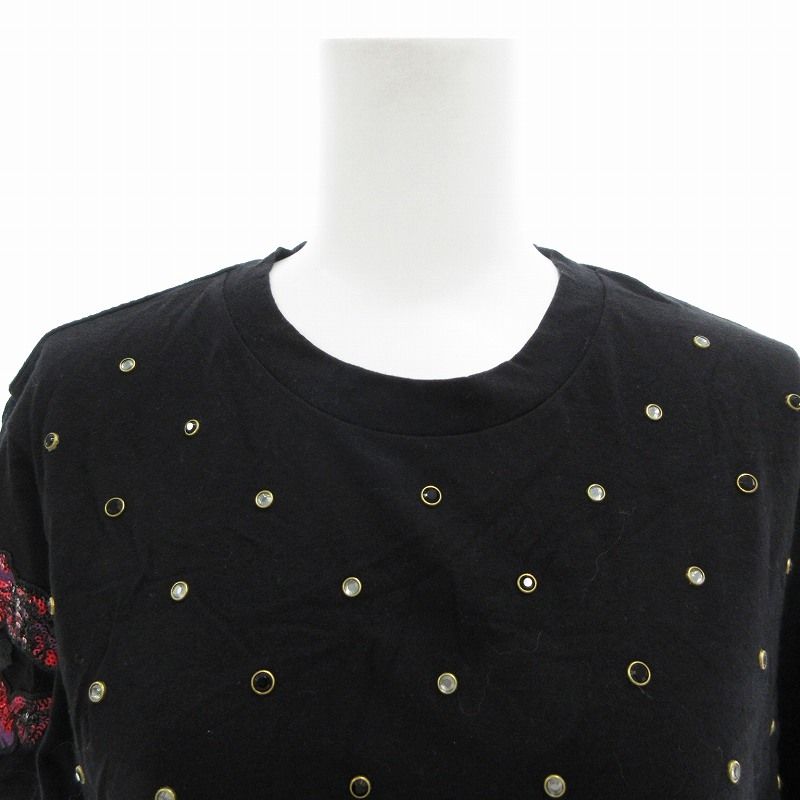 新品　ソニアリキエル　sonia rykier　ビジュー　Tシャツ　スパンコール ソニア ソニアリキエル SONIA SONIA RYKIEL Tシャツ カットソー