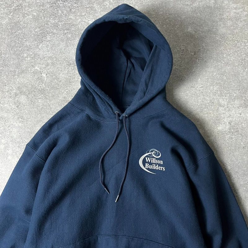 00s Champion 企業 ロゴ プリント プレミアム リバースウィーブ