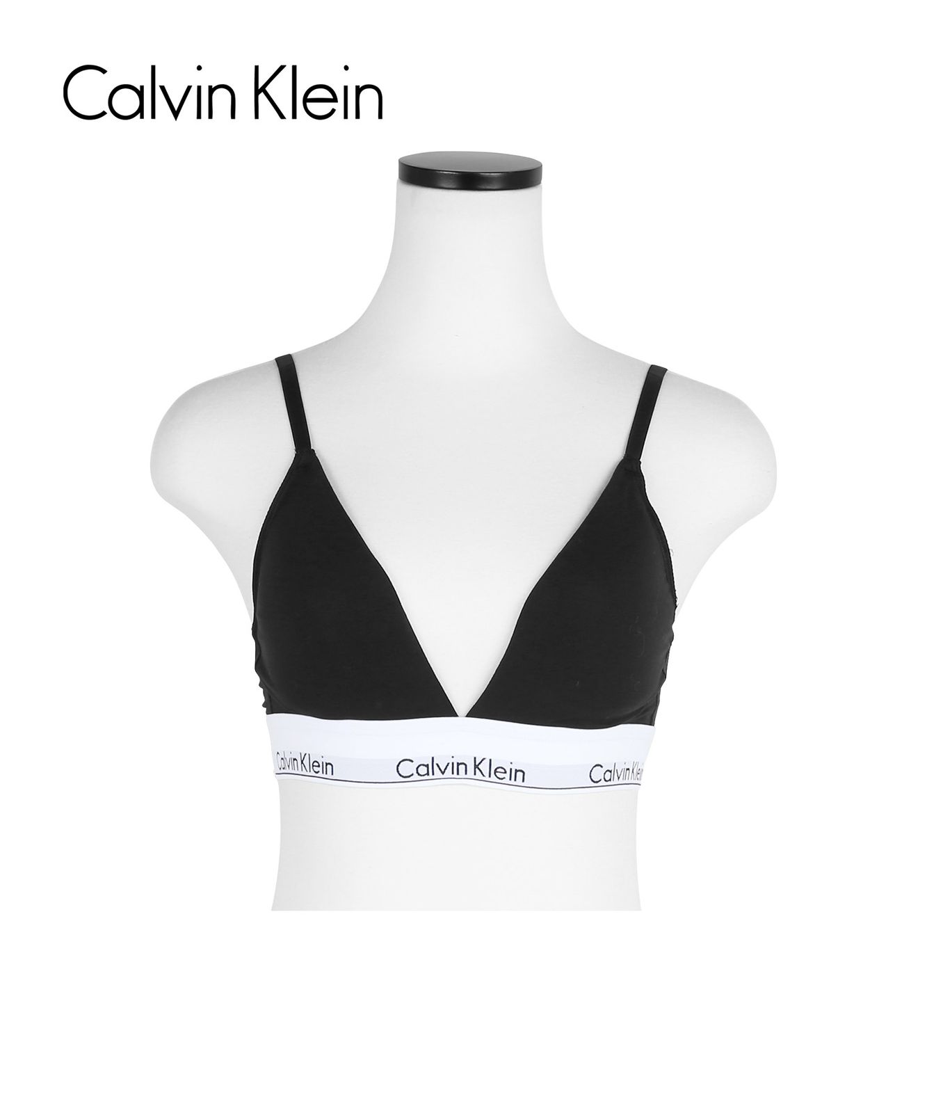 並行輸入 カルバンクライン Calvin Klein 下着Modern Cotton Triangle レディース ブラレット 511628 メール便 ブラック