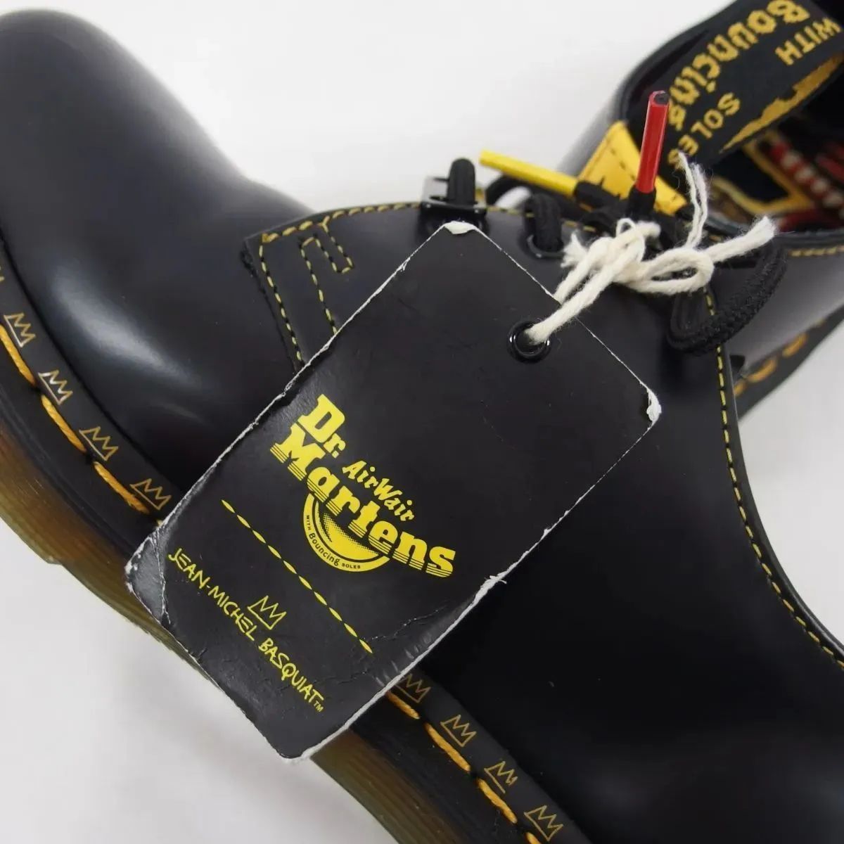 Dr.Martens ドクターマーチン バスキアコラボ 3ホールシューズ - メルカリ