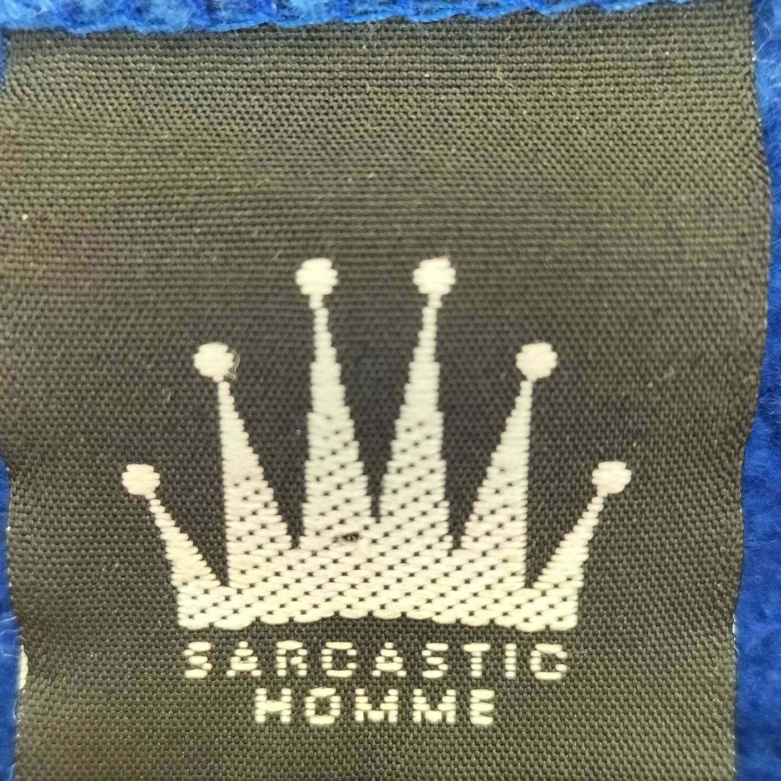 サキャスティック SARCASTIC 90s 初期 ロゴプリント クルーネック