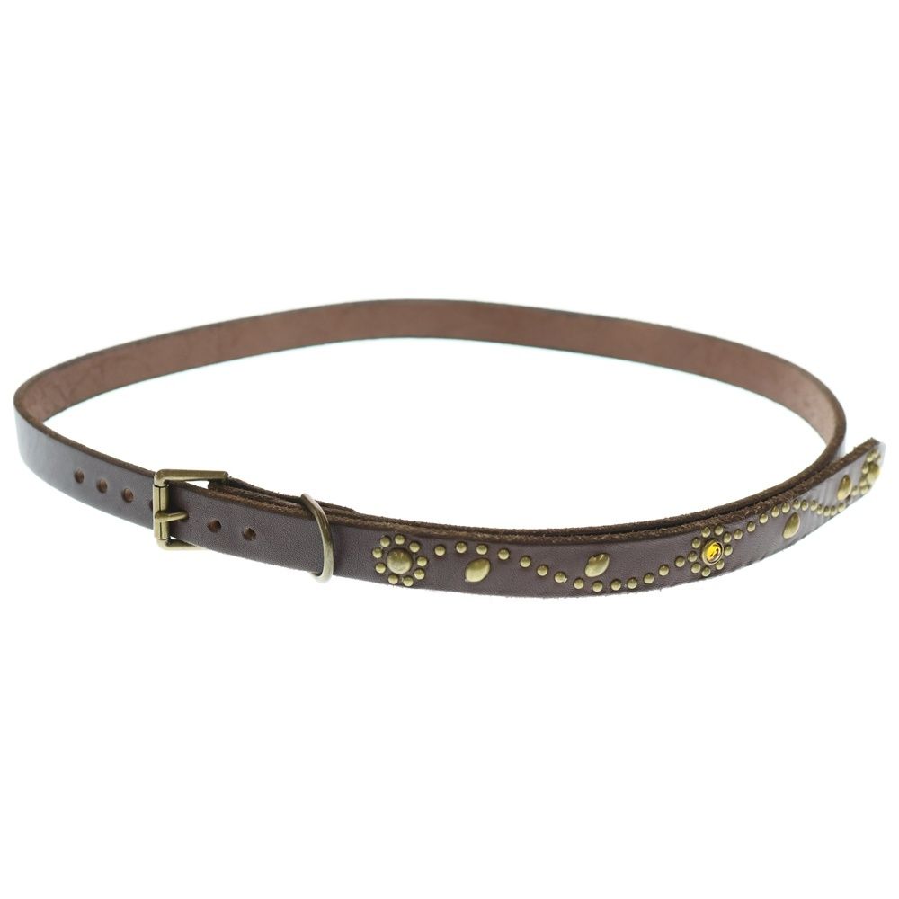 HTC (エイチティーシー) フラワースタッズ ナローレザーベルト