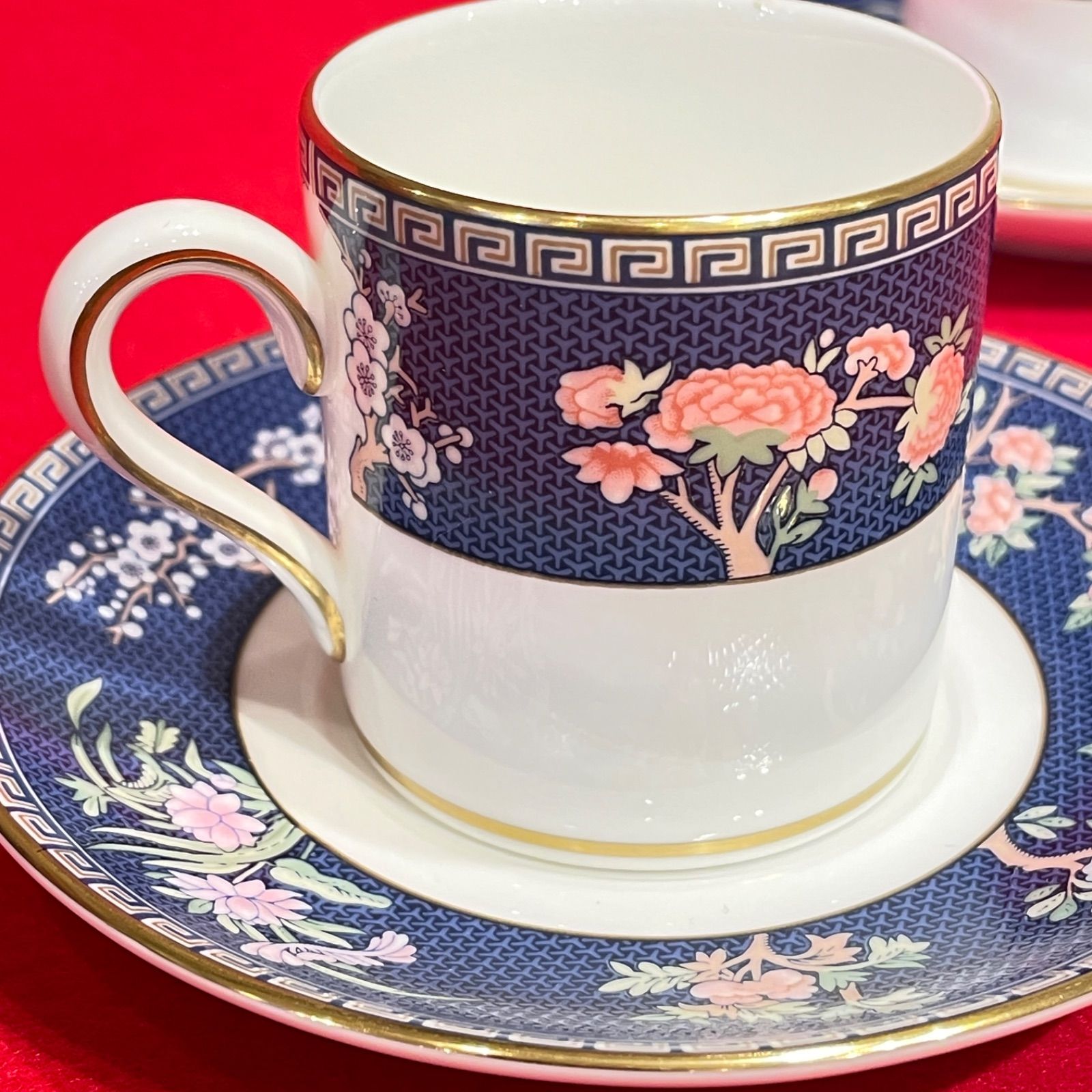 ウェッジウッド WEDGWOOD ブルーサイアム Blue Siam カップ＆ソーサー
