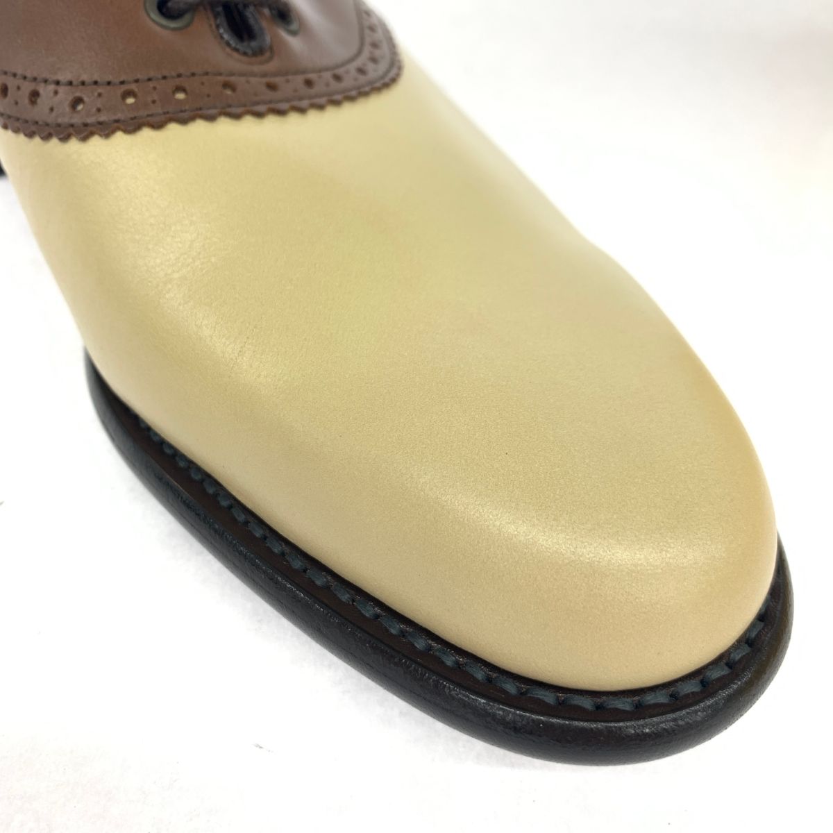 美品 REGAL リーガル サドルシューズ Y723 ブラウン/ベージュ レザー 