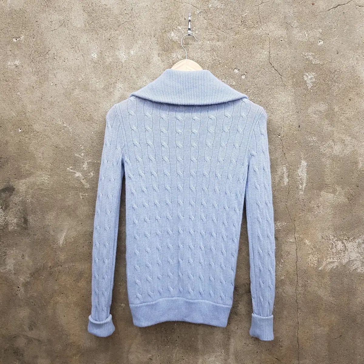 ポロ Ralph Lauren ラルフローレン カシミヤ ニット ジップアップ ジャケット XS サイズ