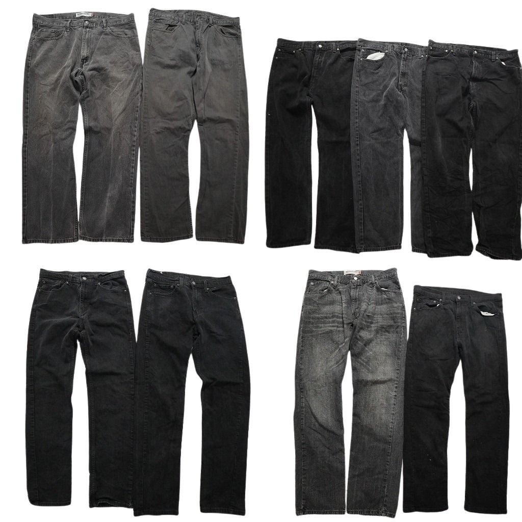 古着卸 リーバイス 505 ブラックデニム パンツ 9枚セット メンズ 32 |34 |36 |38 |40 |42 アメカジ 古着 NA8697