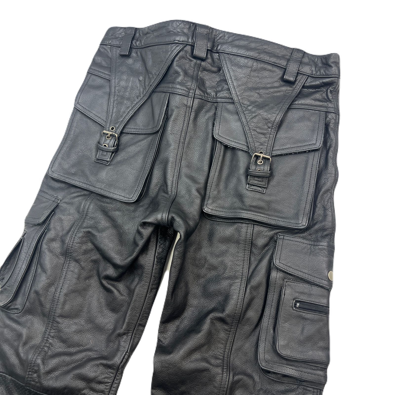 ライダースパンツ 革パン