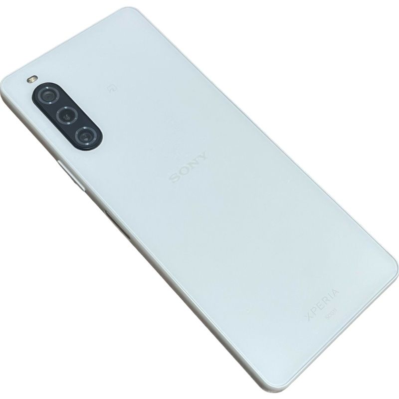 SIMフリー SONY Xperia 10 V 128GB SOG11 au ○判定 ホワイト