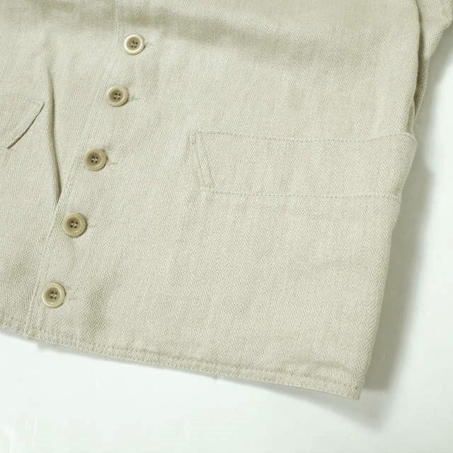 ANATOMICA アナトミカ フランス製 DOLMAN JACKET - HERRINGBONE LINEN