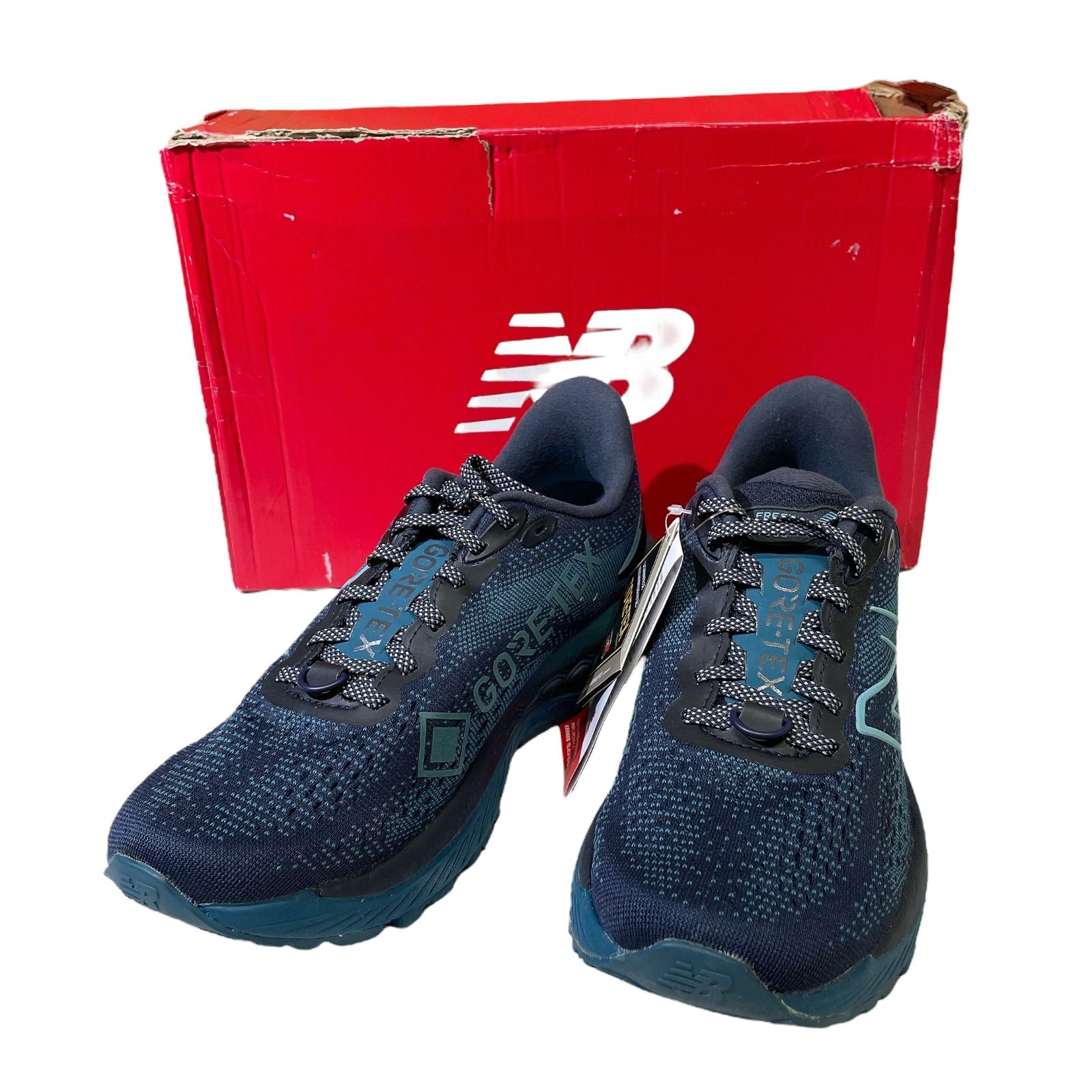 WJ8 ニューバランス FRESH FOAM M880O12 ランニングシューズ ジョギングシューズ 軽量 ゴアテックス ネイビー 25.0cm メンズ レディース