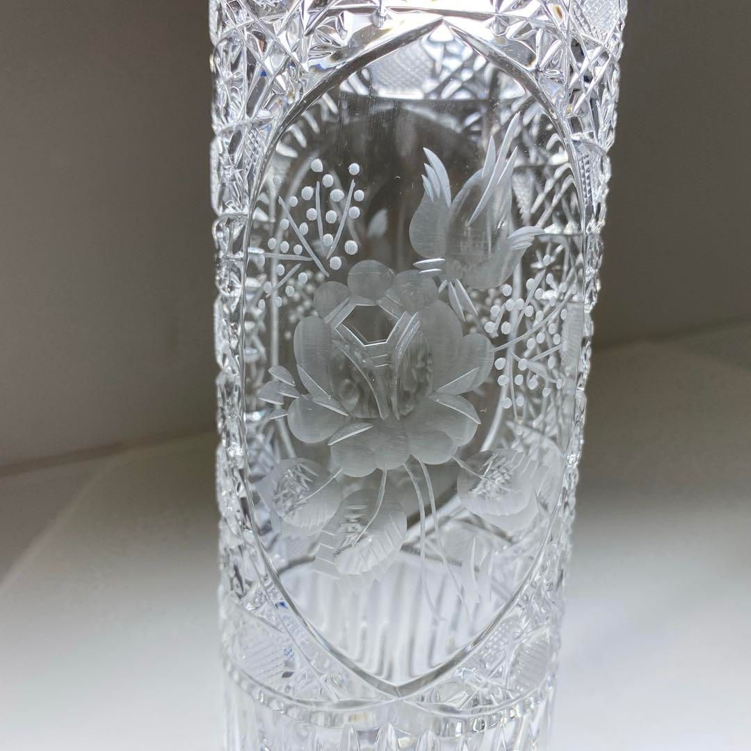 マイセン クリスタル フラワー タンブラー高さ15.5㎝タカサ東な6-1229