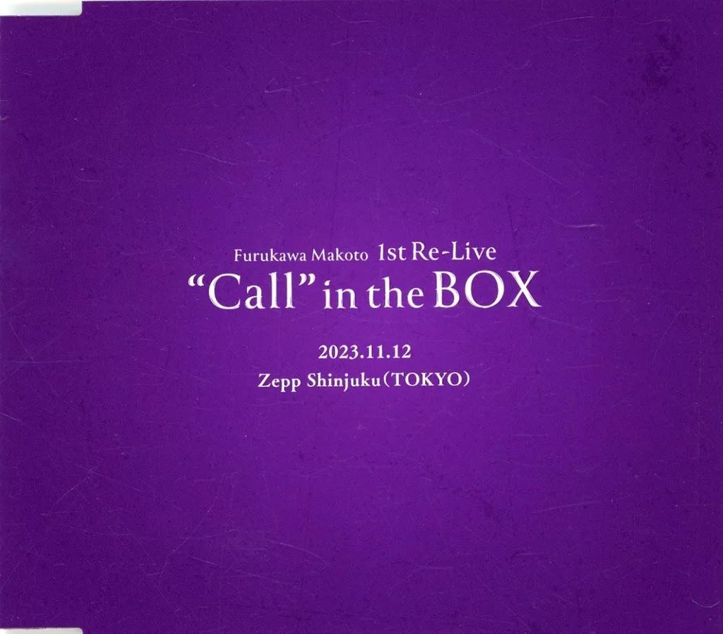 中古】アニメ系CD 古川慎 / Furukawa Makoto 1st Re-Live ”Call” in