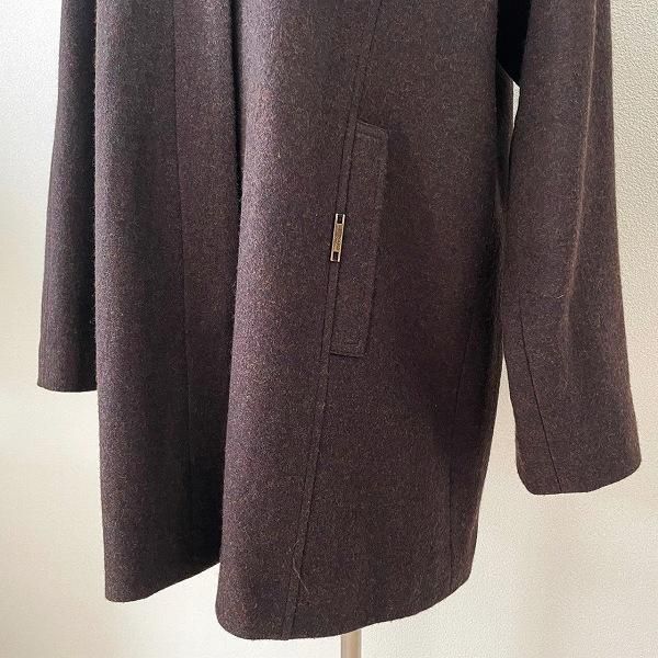 wnc レオナールスポーツ LEONARD SPORT コート L こげ茶 ラム スタンド