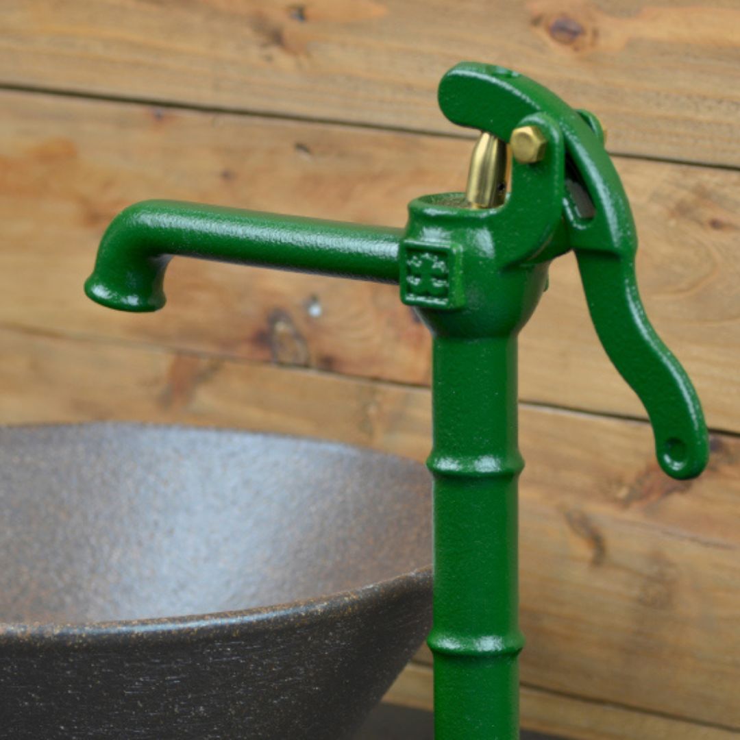 atelier DADA 品 誰や! 勝手に色変えたん ガチャポン水栓 井戸端蛇口 緑 _ PJ 711-304-GR