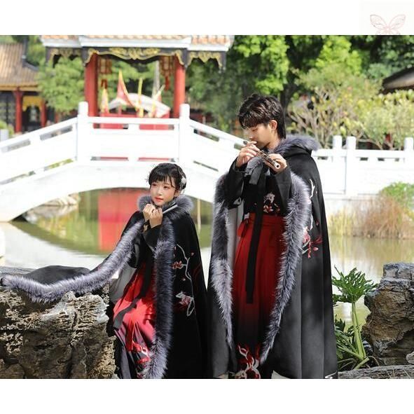 冬 暖かいファーマント