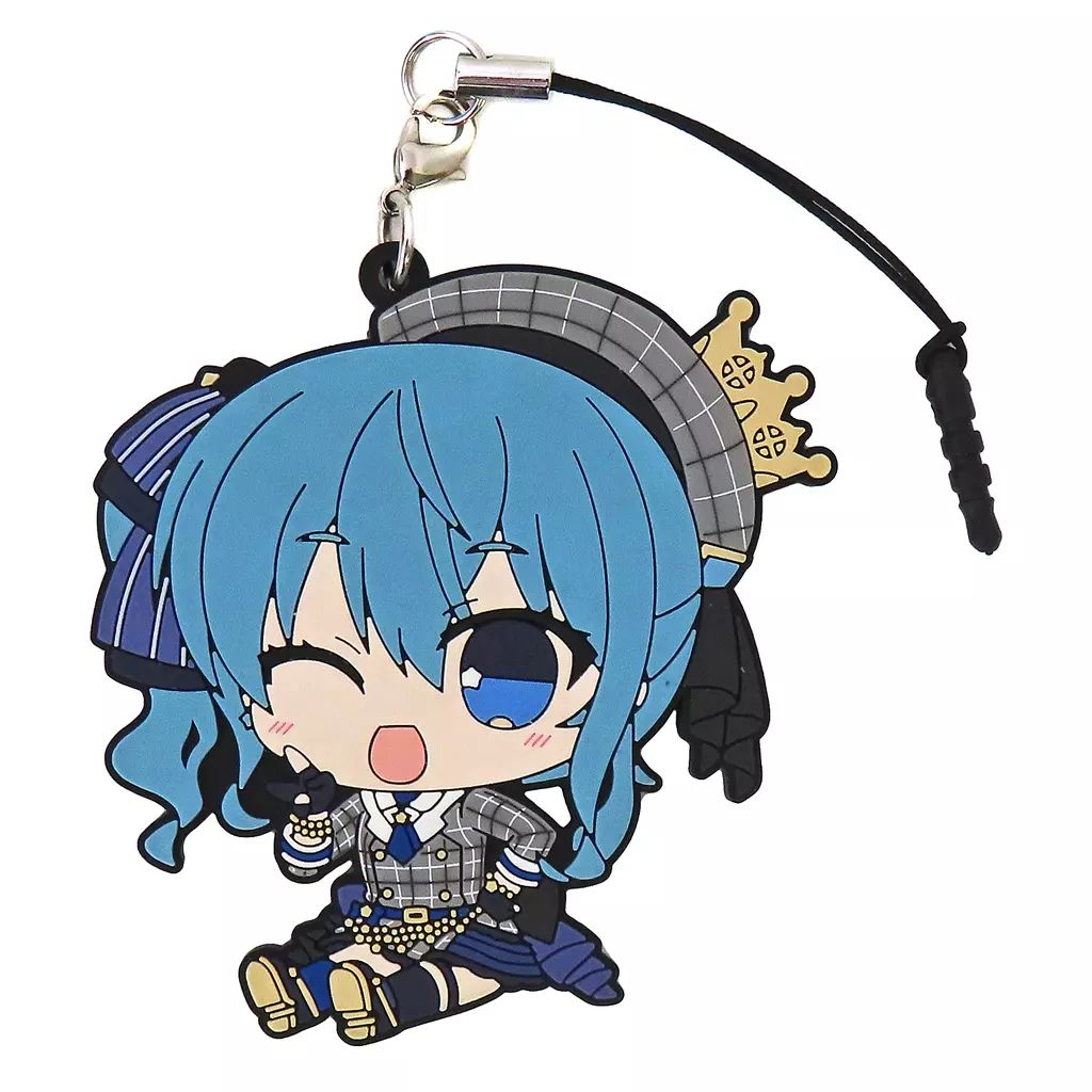 星街すいせい ぺたん娘 ラバスト ホロライブ 星街すいせい ぺたん娘 ラバーストラップ スカイ