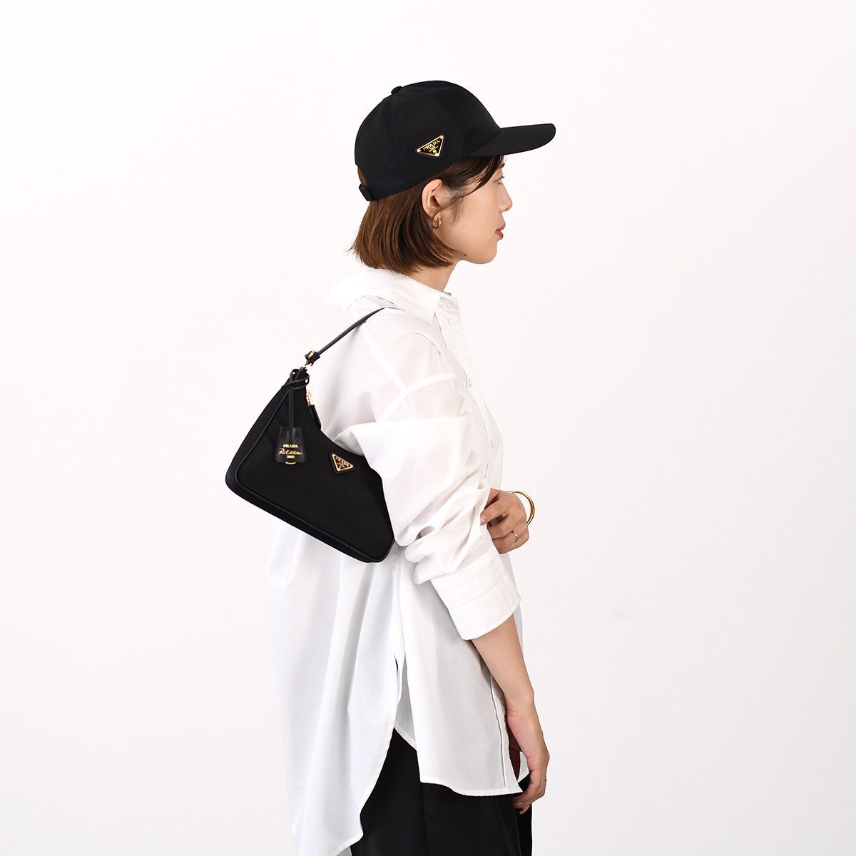 PRADA プラダ キャップ Re Nylon ベースボールキャップ ナイロン